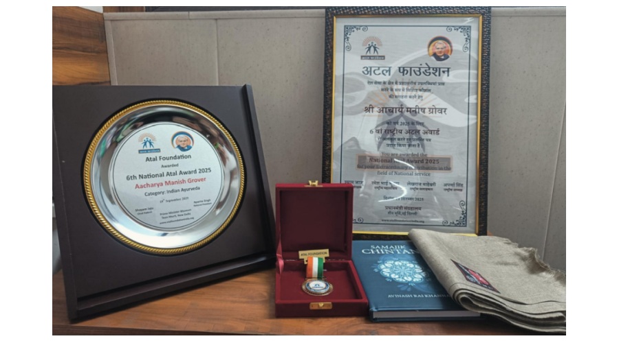 Jeena Sikho Lifecare Ltd's MD receives award from Atal Foundation